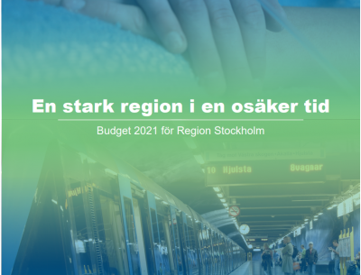 Budget 2021 Region Stockholm