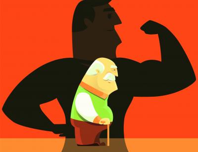 gammal kan bli stark