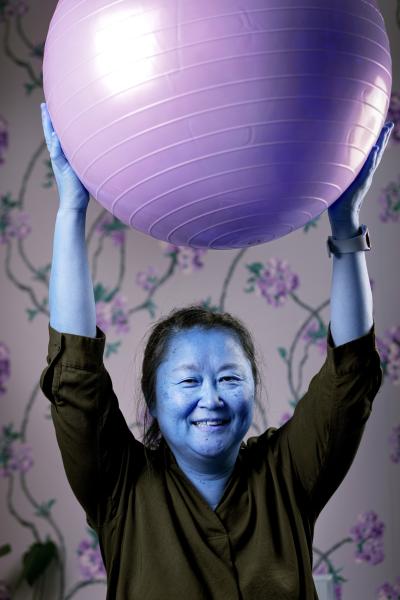 maria med boll