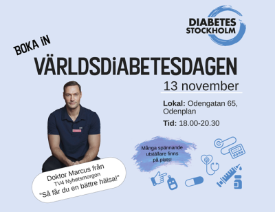 Världsdiabetesdagen 13 november